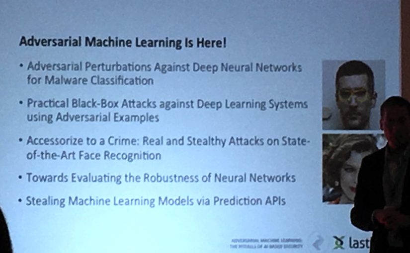 Adversarial machine learning is here